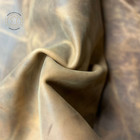 Crazy Horse Honey Distressed Leather Hide Thickness 1 6 Mm  4 Oz - 20 Sqft