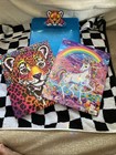 Vintage Lisa Frank Clip Board Folder Lot Tiger Unicorn X3