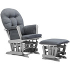 Glider Chair Ottoman Rocking Seat Cushion Storage Baby Nursery Rocker Foot Rest