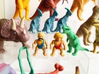 Vintage 1980s Playskool Definitely Dinosaurs Toy Figures  Big Lot Of 20 Total  