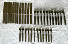 35 Pcs Stanley Roberts Mid-century Modernist Mcm Company Stainless Flatware Lot