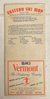 Vintage 1967 Eastern Ski Map And Ski Area Directory Brochure
