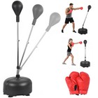 Kids Punching Bag With Gloves  Heavy Free Standing Junior Punch Bag