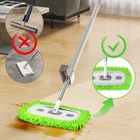 Reusable Coral Fleece Mop Pads  Fits Swiffer  Washable For Floors  Green
