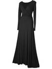 Black Long Full Length Maxi Evening Party Cocktail Dress Sizes 8 - 20