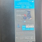 Copper Fit Dual Action Ankle Compression Sleeve S m Blue black Blu Infrared