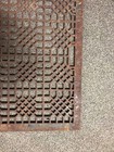 Antique Vtg Cast Iron 38 3 8 X 32 3 8    Cold Air Return Heat Register Grate Vent