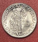 1944 D Mercury Silver Dime  Choice To Gem Uncirculated  Fsb 