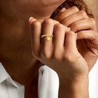 Pure Collection By Ross-simons 3mm 14kt Yellow Gold Bead Stretch Ring With
