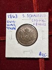 1863 New York City  Ny S  Steinfeld French Cognac Bitters Copper Civil War Token