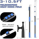 3 5 To 10 5 Ft Telescoping Pole With Hook Extension Pole For Installing And Hang