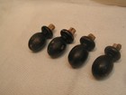 Vintage Lot Of Oak Wood Finials Salvaged 2 1 16  X 1 1 8  Showing 2 5 8  Total L