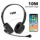 Trucker Driver Wireless Bluetooth Headset Over-ear Headphone Noise Canceling Mic