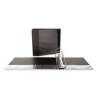 Universal 20995 11  X 8 5  3 Slant D-ring View Binder W  4  Cap  - Black New