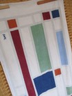 Yves Saint Laurent Vintage Beach Towel Terry Ysl Geometric Mid Century Modern