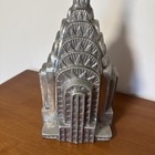 Vintage Pottery Barn Chrysler Building Cast Aluminum Sculpture Nyc Architecture