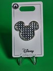 Disney Parks Mickey Mouse Icon Bling Pin White Clear Disneyland World Trading