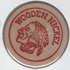 Big Apple Animal Farm Token coin  Indian Head Wooden Nickel