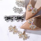 1  Rhinestone Shoe Clips Crystal Bowknot Bridal Shoes Decorations Shoes Buckle