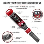 Digital Pool Salt Tester   Ph Meter Water Quality Tester With Color Screen Fo   