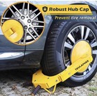 Tevlaphee Wheel Lock - Car Boot Anti-theft Trailers Wheel Clamp Lock Parking    