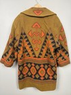 Rare Vintage Mondi Wool 80s Coat Southwestern Aztec Geometric Boho Tribal Jacket