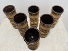 6 Vintage Tiki Mugs Japan Otagiri Hawaiian Polynesian Ceramic