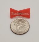 Vintage Budweiser Beer Small Logo Plastic Lapel Hat Vest Pin Tie Tack Brewery