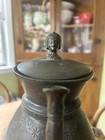 Rare antique Vintage Egyptian Revival silverplate Pitcher pharaoh unique   