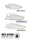 Window Restrictor - Cat Guard - Pack Of 2 - Medium - 60mm Opening