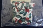 Longaberger Traditional Holly Sweet Basil Booking Basket Liner  208517 New 