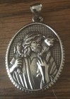 Christ The Good Shepherd    Stainless Steel Pendant 2  Comes With Amazing Chain 
