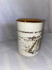 Vintage Chesapeake Bay Bridge Tunnel Trivia Souvenir Coffee Mug Cup Virginia