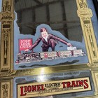 Lionel Trains Antique Service Station Mirror In Plastic In Box Never Hung