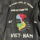 Vtg Vietnam War Souvenir Child Jacket Danang 67- 68 My Father Stays At Vietnam