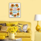 Bead Embroidery Kit On Natural Artist Canvas  malenki Sun 