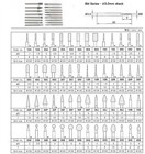 1box 30pcs  Besdia Bma-40c Alloy Polishing Head