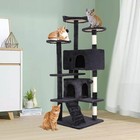 Bestpet 54  Cat Tree Condo Scratching Post Kitten Pet House Furniture Dark Gray