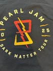 Pearl Jam Official 2025 Dark Matter Tour Double Sided T-shirt Xl Excellent Shape