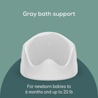 Soporte De Ba  o Para Beb  s De Menos De 6 Meses Dise  o Ergon  mico Y Seguro Gris  