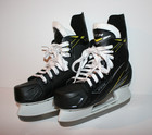 Youth Jr Boys Ccm Hockey Ice Skates Tacks Sk1092 Black Yellow White Size 3