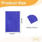 8 Sheets Stained Glass Sheets 4 x6  Variety Mosaic Tiles blue Series