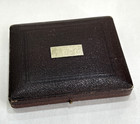 3x Tiny Antique Brass   Steel Drawing Compasses   - 8 5cm Long Cased Set