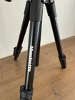 Manfrotto Tripod Pan Tilt Head Adjustable 55in Tall With Carry Bag Included