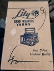Vintage Lily Cotton Yarn Hand Weaving 8 - 2oz Tubes Made Usa Color  984 Crafts