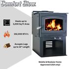 Comfort Glow Wood Burning Stove  Heats Up To 3 200 Sq Ft  Fits 22  Log
