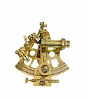 4  Antique Brass Sextant Maritime Collectible German Working Instrument Marine