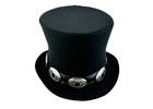 Rock Star Slash Guitar Costume Top Hat Concho Steel Gnr Leather Band Usa Made