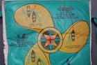 Vintage Boat Seat Buoyant Cushion Life Preserver Nautical Propeller Prop