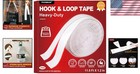 Strong Adhesive Heavy Duty Hook And Loop Tape - Perfect For Home And Classroom